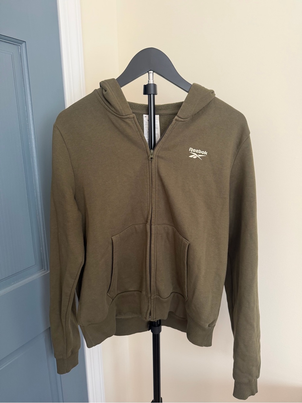 Reebok Olive Zip Hoodie